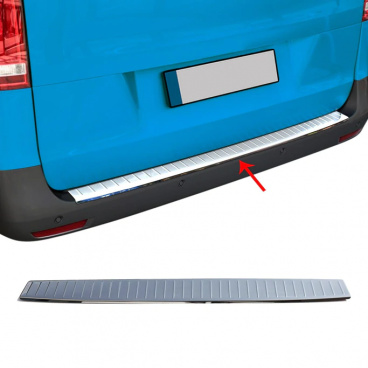 Nerez brúsený kryt zadního nárazníku Omtec Mercedes Benz Vito W447 2014+ Nerez brúsený kryt zadního nárazníku Omtec Mercedes Benz Vito W447 2014+