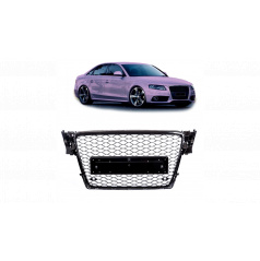 Gril Audi A4 B8 Chróm & Čierny