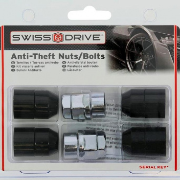 BUTZI pojistné matice M12X1,5 černé s uchycením do kužele (2 bezpečnostní ořechy) BUTZI pojistné matice M12X1,5 černé s uchycením do kužele (2 bezpečnostní ořechy)