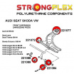 VW New Beetle Strongflex Šport zostava silentblokov len pre prednú nápravu 10 ks