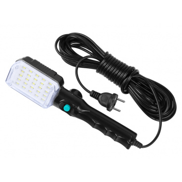 25 ledmagnetická svietidlo na 230V (kábel 9 m)