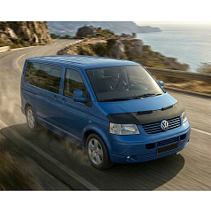 Prevlek prednej časti kapoty čierny čierny VW T5 2003-10