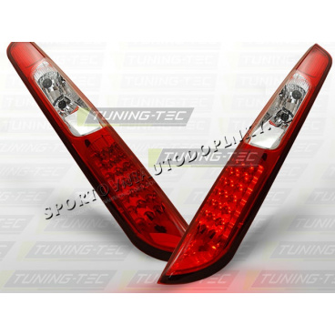 Ford Focus MK2 2004-10 zadné LED lampy red white (LDFO07) Ford Focus MK2 2004-10 zadné LED lampy red white (LDFO07)