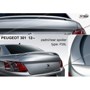 Peugeot 301 sedan 2012+ zadný spojler (EÚ homologácia) Peugeot 301 sedan 2012+ zadný spojler (EÚ homologácia)