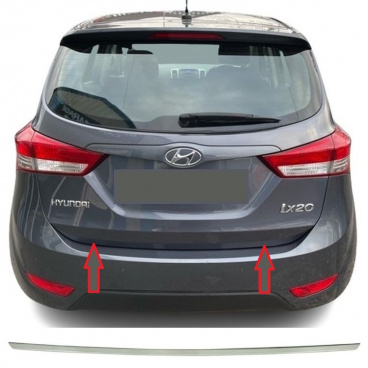 Nerez lišta spodnej hrany kufra Hyundai ix20 2010-21 Nerez lišta spodnej hrany kufra Hyundai ix20 2010-21