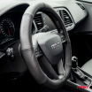 Kožený poťah na volant automobilu XXXXL 49-51cm AMIO-01771