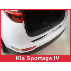 Nerez kryt-ochrana prahu zadného nárazníka Kia Sportage IV 2016+