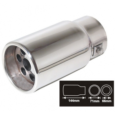 Športový nerez koncovka vyfuku kruhová 1083 Športový nerez koncovka vyfuku kruhová 1083