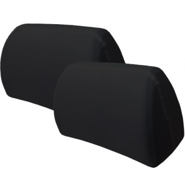 Návleky na hlavové opierky čierne 2 ks Návleky na hlavové opierky čierne 2 ks