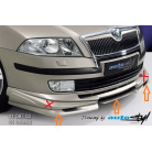 Škoda Octavia II Spoiler pod predný spoiler - pre lak