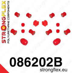 Honda Prelude 1992-96 Strongflex zostava silentblokov len pre prednú nápravu 16 ks