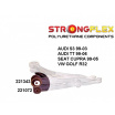 Audi S3 1999-03 Strongflex Šport zostava silentblokov len pre prednú nápravu 6 ks