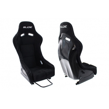 Športová pevná škrupina A1 RACING SLIDE čierny semiš (2 veľkosti)