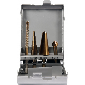 Sada 4ks univerzálních fréz 1/4" Sada 4ks univerzálních fréz 1/4"