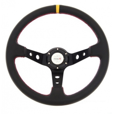 Športový volant čierny karbón Y 350 mm