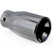 Nerezová koncovka výfuku gunmetal dvojplášťová 102 mm