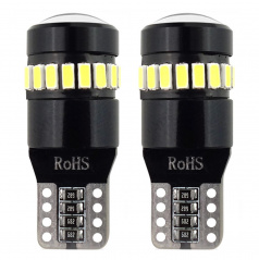 Žiarovka 18 SMD 3014 + 1SMD 1SMD T10 W5W White 12V / 24V CANBUS