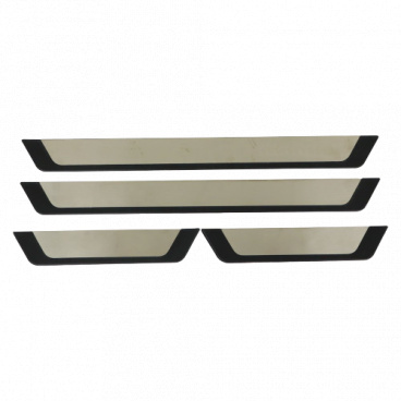 Nerez vnútorné kryty prahov dverí s plastovou podložkou s podlepením Škoda Superb I 2001-08 Nerez vnútorné kryty prahov dverí s plastovou podložkou s podlepením Škoda Superb I 2001-08