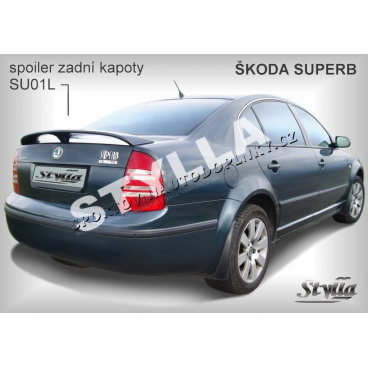 Škoda Superb spoiler zadnej kapoty SU01L (EÚ homologácia) Škoda Superb spoiler zadnej kapoty SU01L (EÚ homologácia)