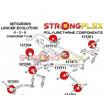 Mitsubishi Lancer Evolution Evo IV-V-VI StrongFlex Sport kompletní sestava silentbloků 26 ks