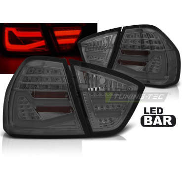 BMW E90 03.05-08.08 zadné lampy smoke LED BAR (LDBMF7)