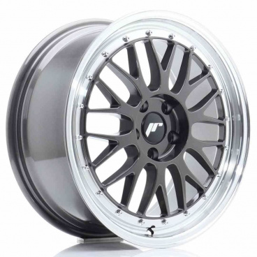 JR Wheels JR23 18x8 ET40 5x112 Hyper Gray s lešteným límcom
