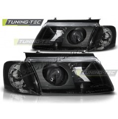 VW Passat B5 3B 11.1996-08.2000 H7 / H7 predné číre svetlá black (LPVW37)