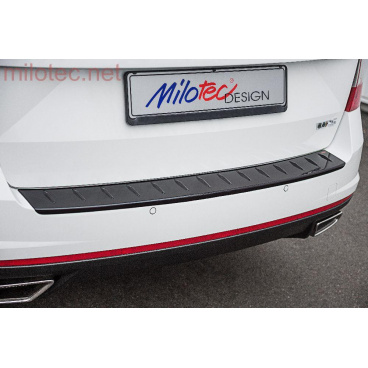 Prah piatych dverí s výstupkami (s hranou), ABS-čierna metalíza Škoda Octavia III RS Combi