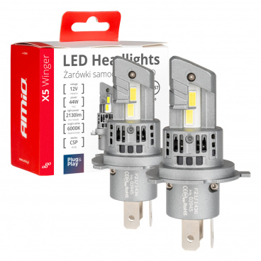 Automobilové LED žiarovky série X5 Winger H4 6000K Canbus Automobilové LED žiarovky série X5 Winger H4 6000K Canbus