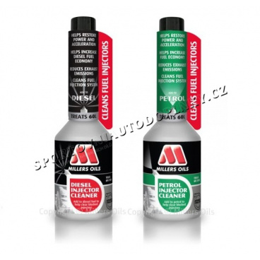 Coyote čistič motorov 3l čističe vstrekov pre benzínové a dieselové motory Millers Oils