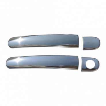 Nerez leštené kryty kľučiek Omtec 4 ks (predné dvere)