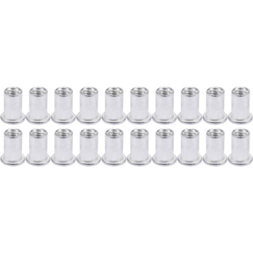 Nýtovací matice hliníková M4, 20ks Nýtovací matice hliníková M4, 20ks