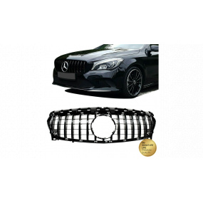 Gril Mercedes-Benz CLA C117, X117 Facelift GT Lesklá Čierna