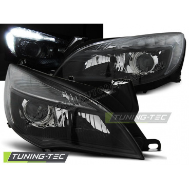 Opel Astra J 2010- přední čirá světla black DRL (LPOP99) Opel Astra J 2010- přední čirá světla black DRL (LPOP99)