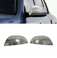 Nerez ochranné kryty zrkadiel OMTEC Škoda Octavia II Facelift, Superb II