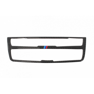 Karbonová fólia ovládania rádia a klimatizácie BMW F30 F34 Karbonová fólia ovládania rádia a klimatizácie BMW F30 F34