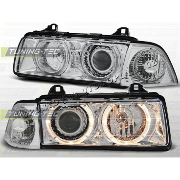 BMW E36 90-99 Angel Eyes chróm (LPBM20) - sedan, compact, touring BMW E36 90-99 Angel Eyes chróm (LPBM20) - sedan, compact, touring