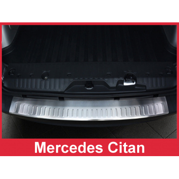 Nerez kryt-ochrana prahu zadného nárazníka Mercedes Citan 2012+