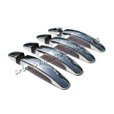 Ford C-Max 03-08 - nerez chróm kryty kľučiek - Omsa Line