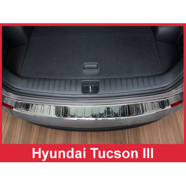 Nerez kryt- ochrana prahu zadného nárazníka Hyundai Tuscon 3 2015+ Nerez kryt- ochrana prahu zadného nárazníka Hyundai Tuscon 3 2015+