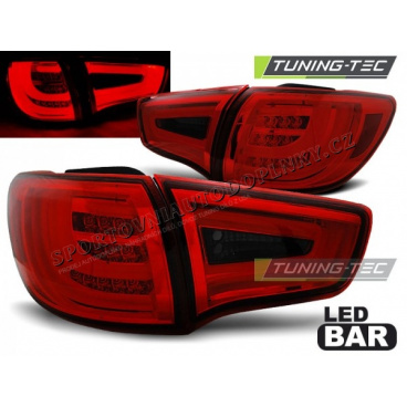 Kia Sportage III 2010- zadné lampy red smoke LED Bar 