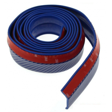 Univerzálny spodný pružný lip s podlepením modrý karbón vzor Univerzálny spodný pružný lip s podlepením modrý karbón vzor