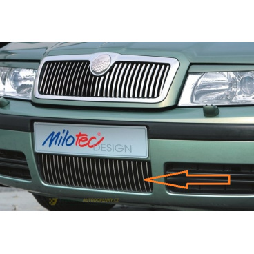 Lišty predného nárazníka, Octavia I Lim., Combi Facelift 09/00 +, Octavia I RS Lim., Combi 05/01 +