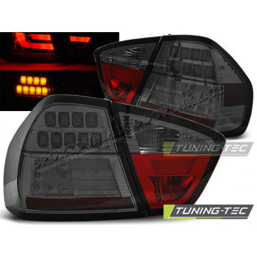 BMW E90 03.2005-08.2008 zadné LED lampy smoke BAR (LDBM75)