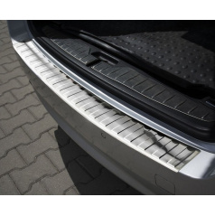 Nerez kryt- chróm ochrana prahu zadného nárazníka BMW 5 F11 2010+