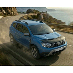 Převlek přední části kapoty černý Dacia Duster 2018+