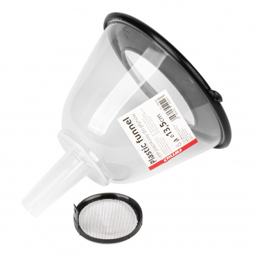 Univerzálna plastová lievik s viečkom na kvapaliny, tekutiny, vodu 13,5 cm AMIO-04042 Univerzálna plastová lievik s viečkom na kvapaliny, tekutiny, vodu 13,5 cm AMIO-04042