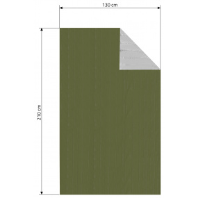 Izotermická fólie SOS zelená 210x130cm Izotermická fólie SOS zelená 210x130cm