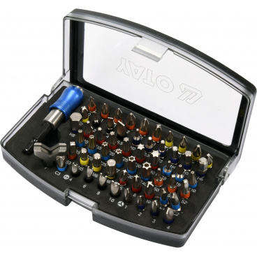 Sada bitů s adaptérem 1/4" 59ks Sada bitů s adaptérem 1/4" 59ks