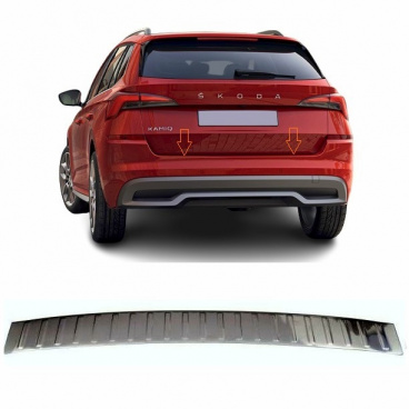 Nerez ochranný panel zadního nárazníku Škoda Kamiq 2019+ Nerez ochranný panel zadního nárazníku Škoda Kamiq 2019+